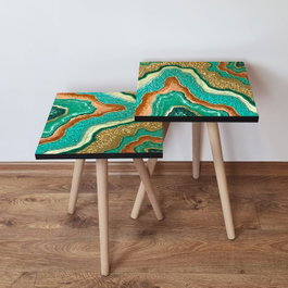 Hanah Home Mesas Nido Multicolor (Set de 2 piezas)